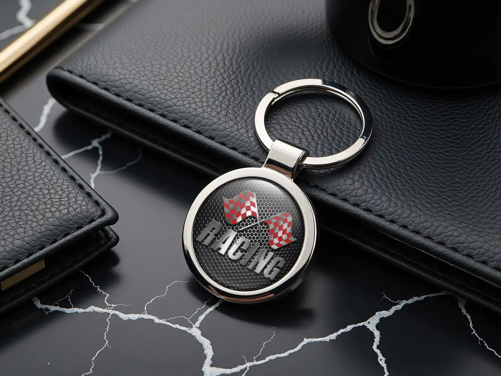 Personalized Custom Key Rings Steel Design